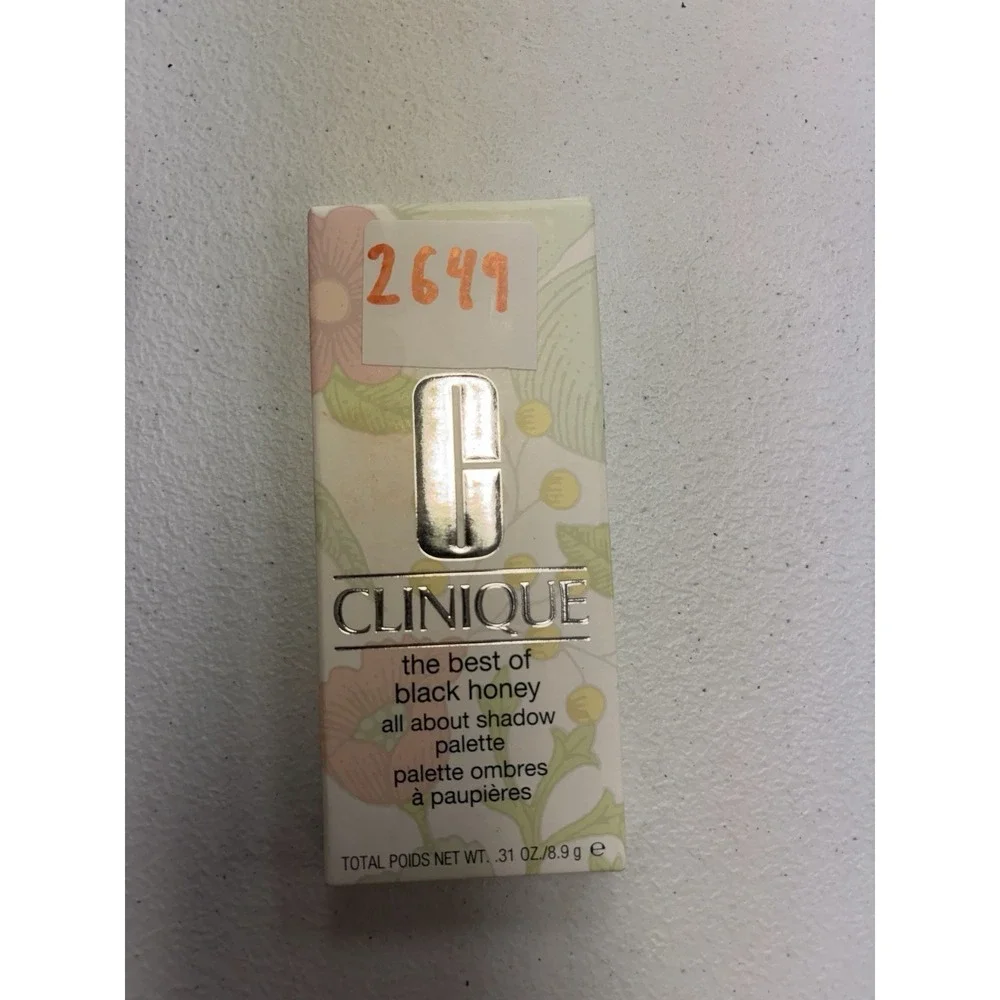 Clinique All About Shadow Palette THE BEST OF BLACK HONEY EYESHADOW New in Box